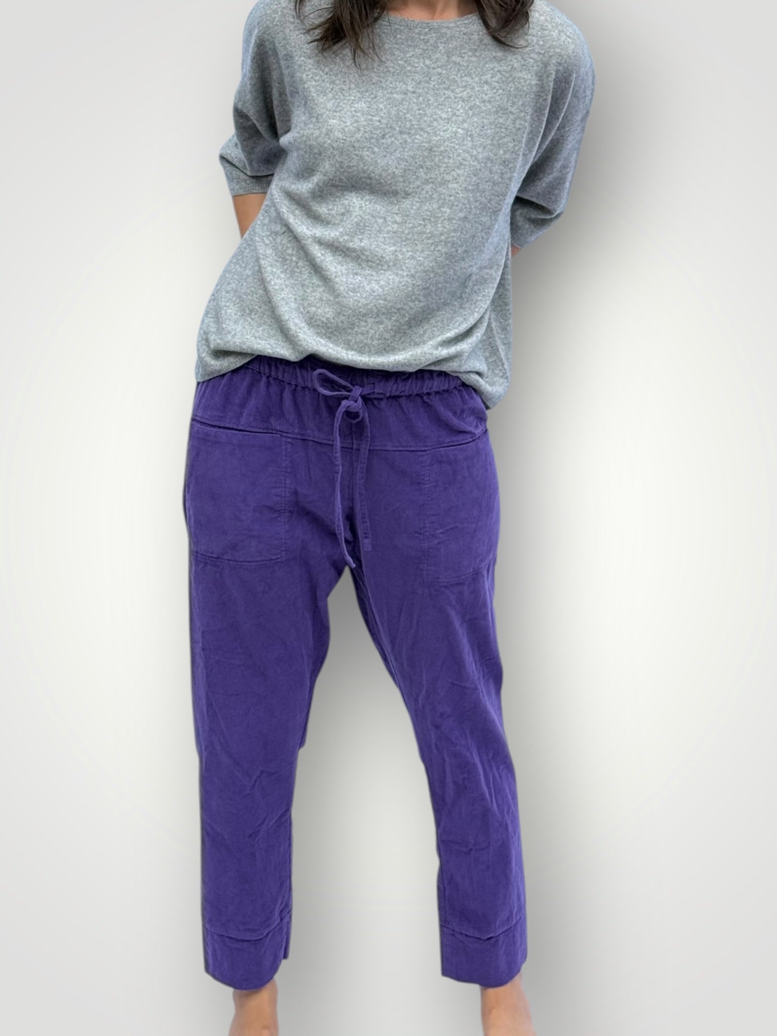 darcy pants - purple cord Apparel