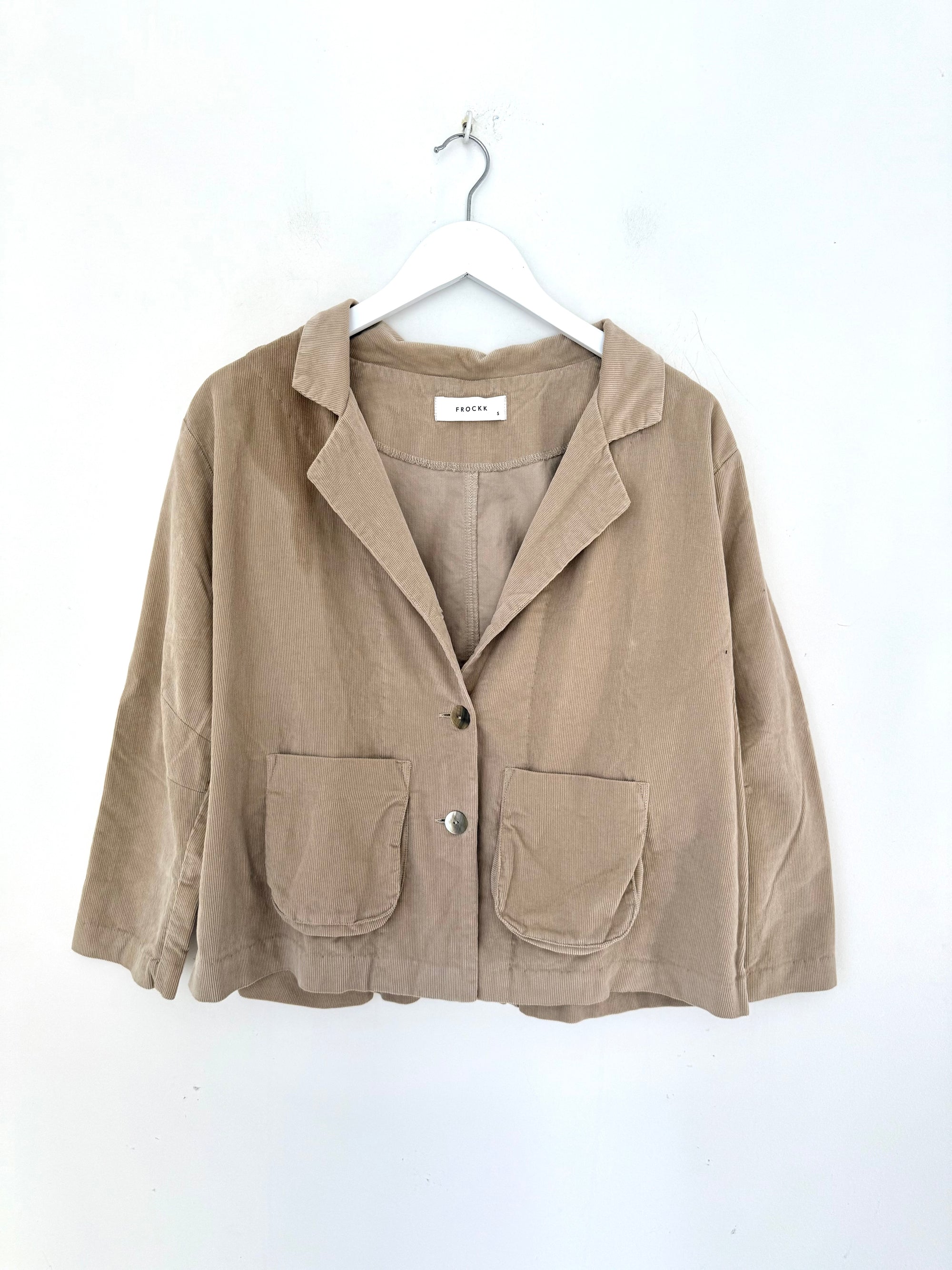 brooke jacket- almond cord