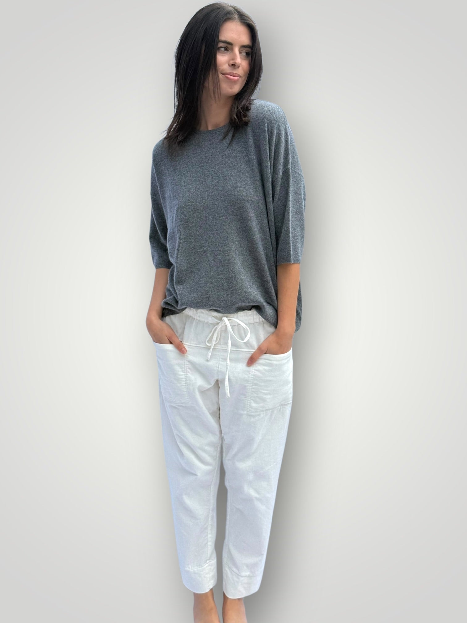 darcy pants - warm white cord Apparel