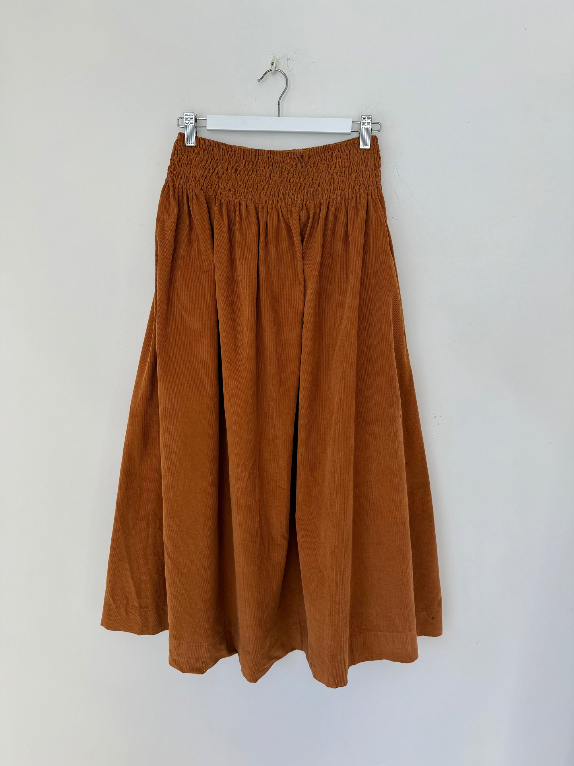 lulu skirt - caramel cord Apparel