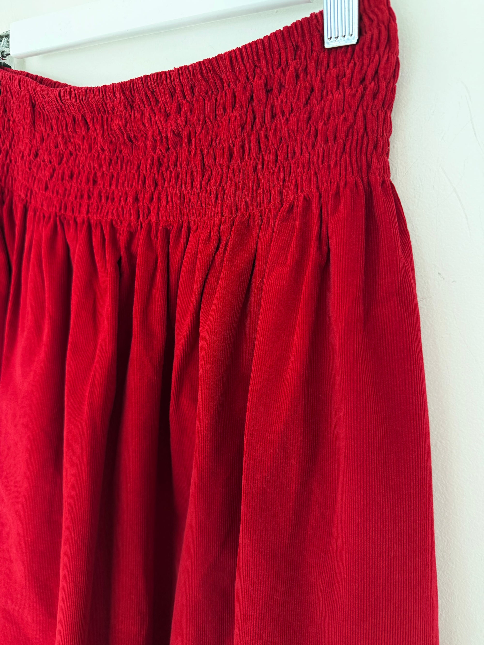 lulu skirt - red cord Apparel
