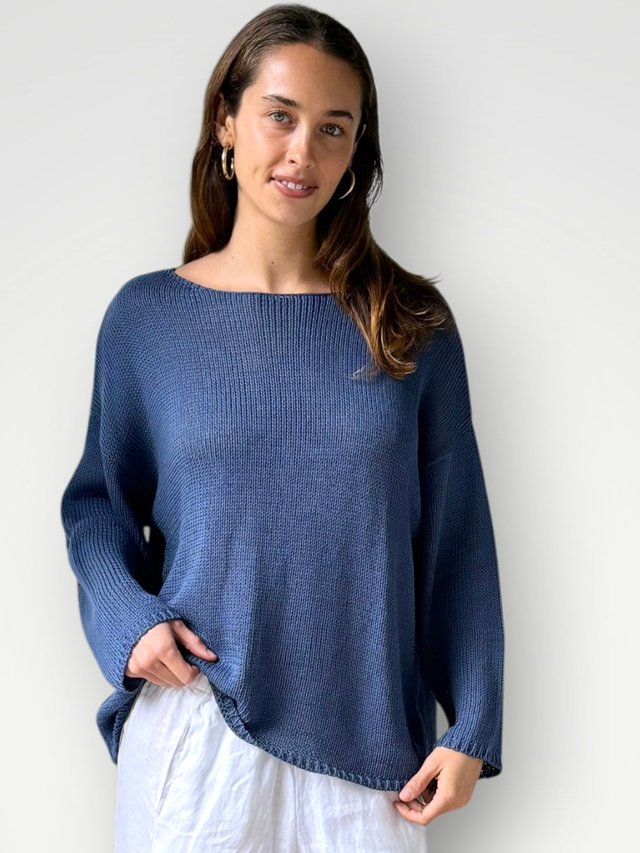 ashton cotton jersey - denim General