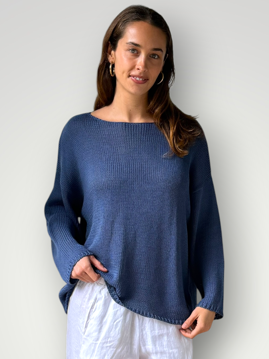 ashton cotton jersey - denim General