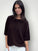 alexia cashmere top-chocolate General