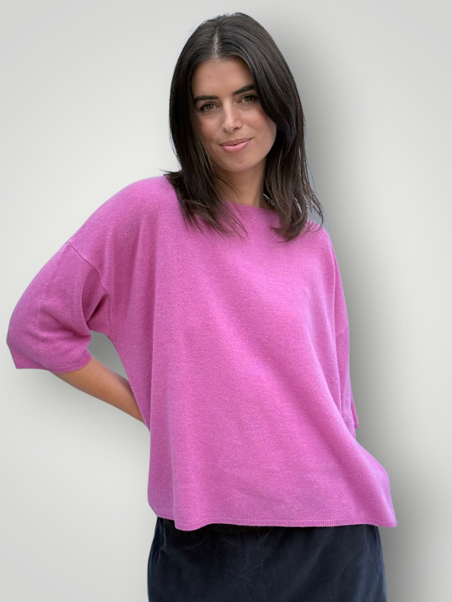 alexia cashmere top-perfect pink General