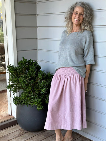 lola skirt - dusty pink cord Apparel  