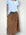 lulu skirt - caramel spot linen Apparel