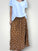 lulu skirt - caramel spot linen Apparel