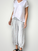 jackie pant - fine grey stripe linen Apparel