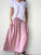 lulu skirt - dusty rose linen Apparel