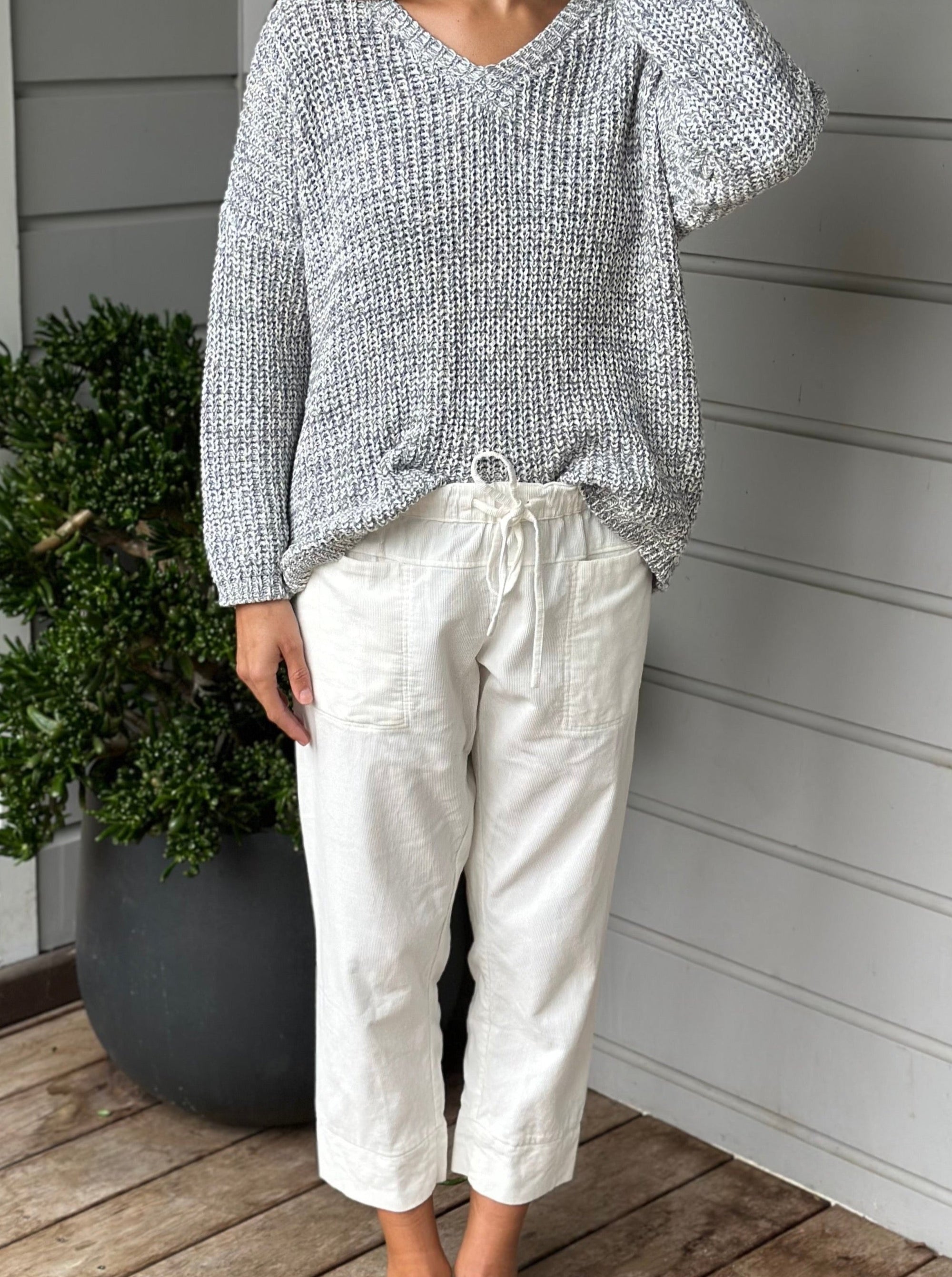 darcy pants - winter white cord Apparel  
