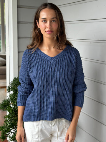 jasper cotton knit - denim Apparel  