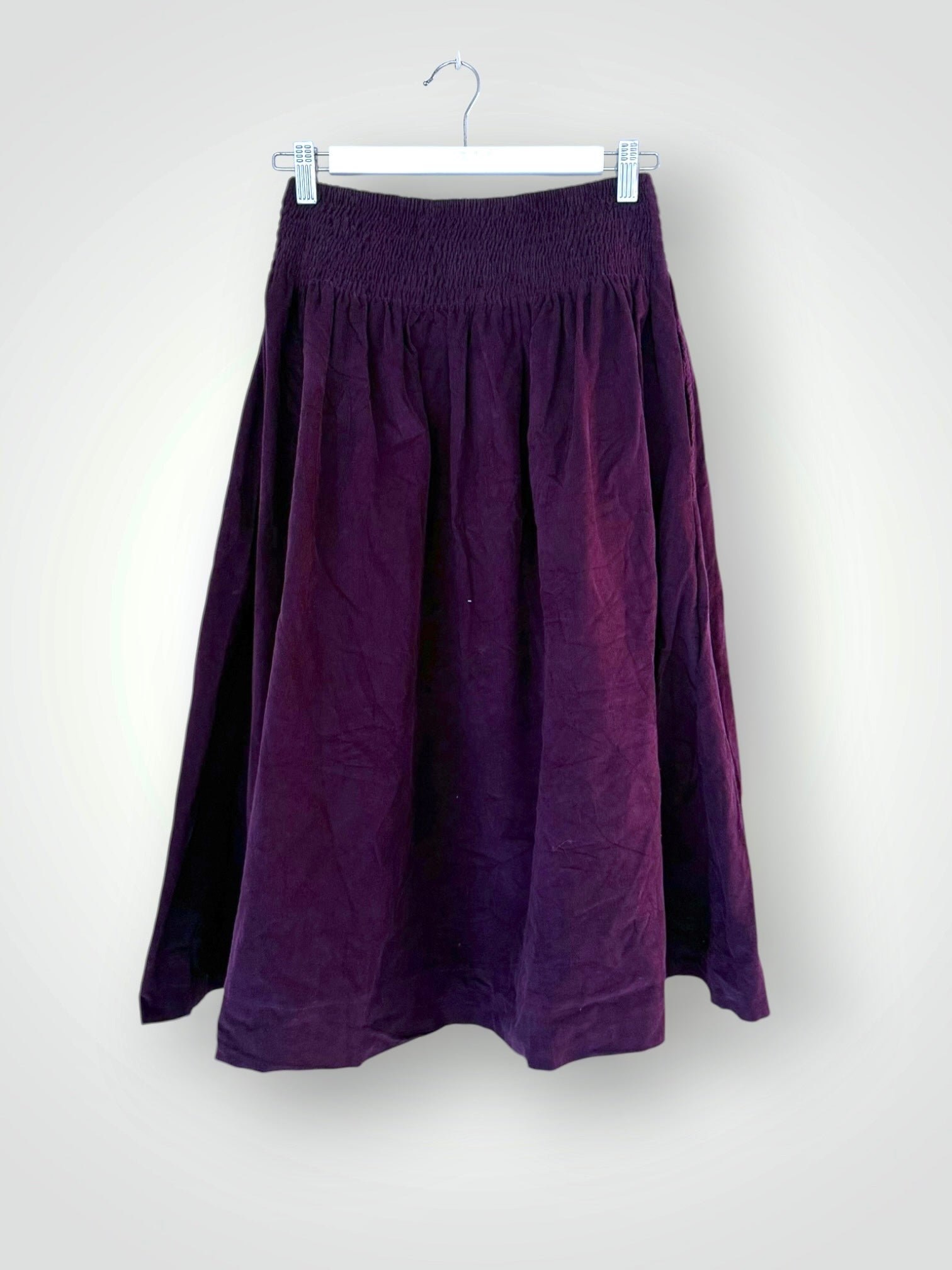 lola skirt- eggplant cord Apparel