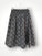 lola skirt - black/grey paisley cotton Apparel