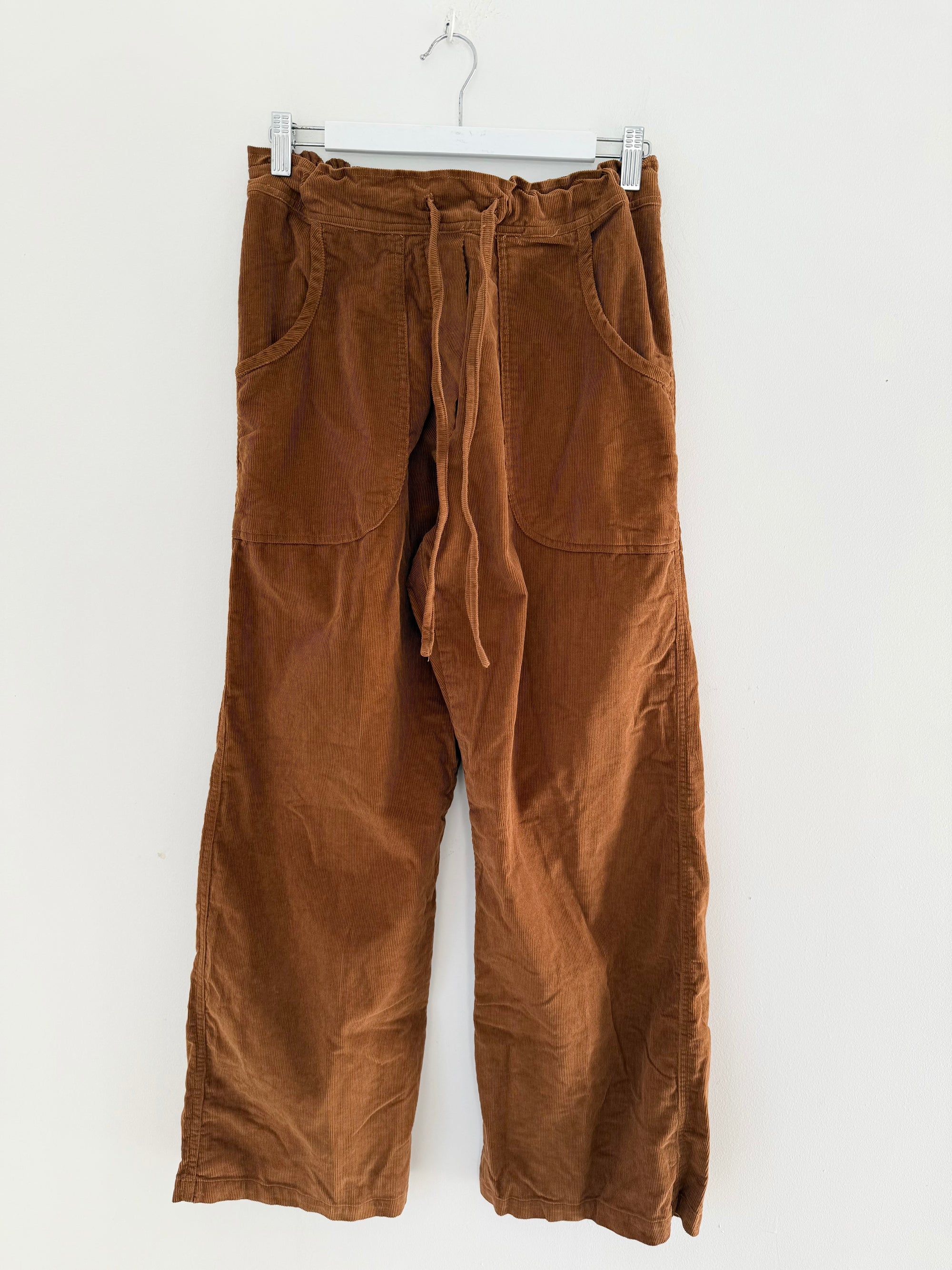 fleur straight leg pants - toffee cord Apparel