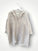 aiden boyfriend shirt -small natural stripe linen Apparel