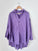 megan shirt - orchid linen Apparel