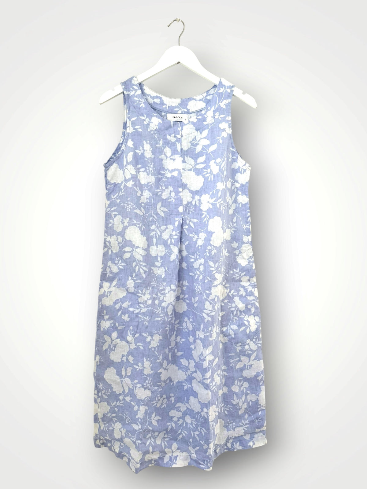 becky dress - big sky flower linen Apparel