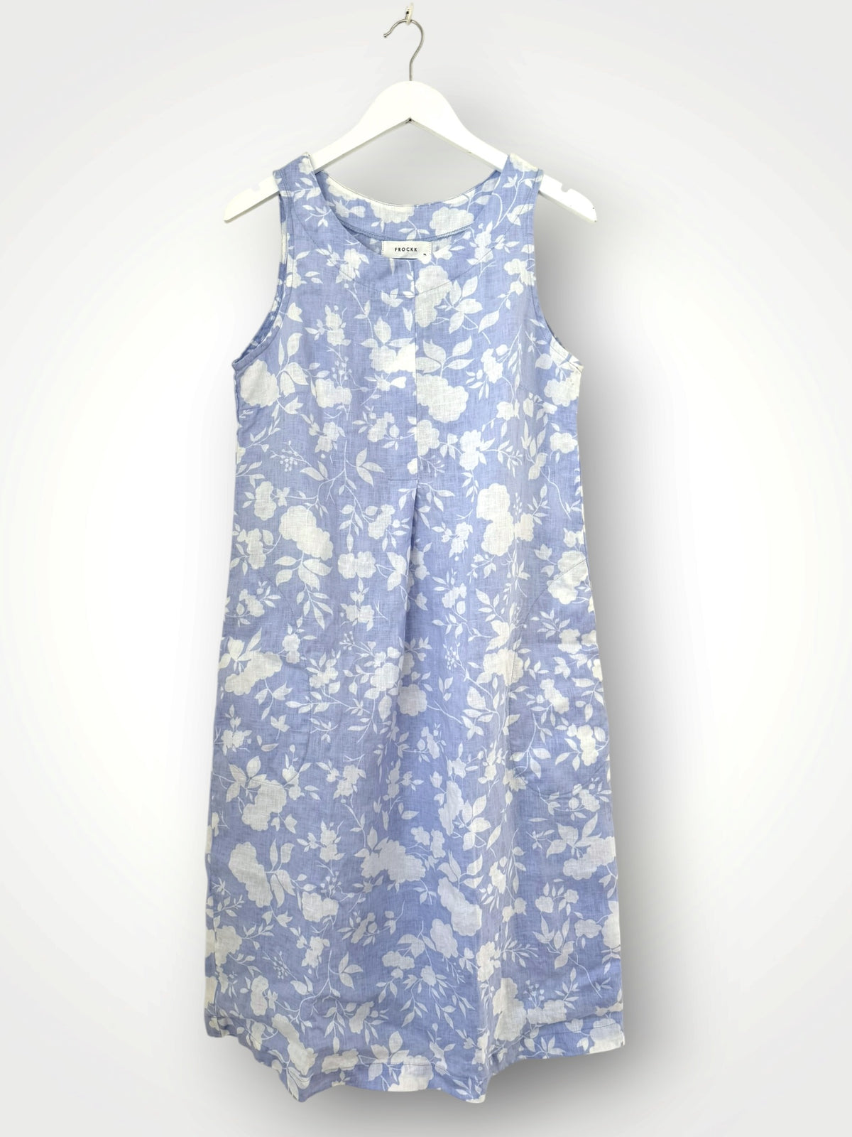 becky dress - big sky flower linen Apparel