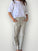 fleur straight leg pants - natural linen Apparel