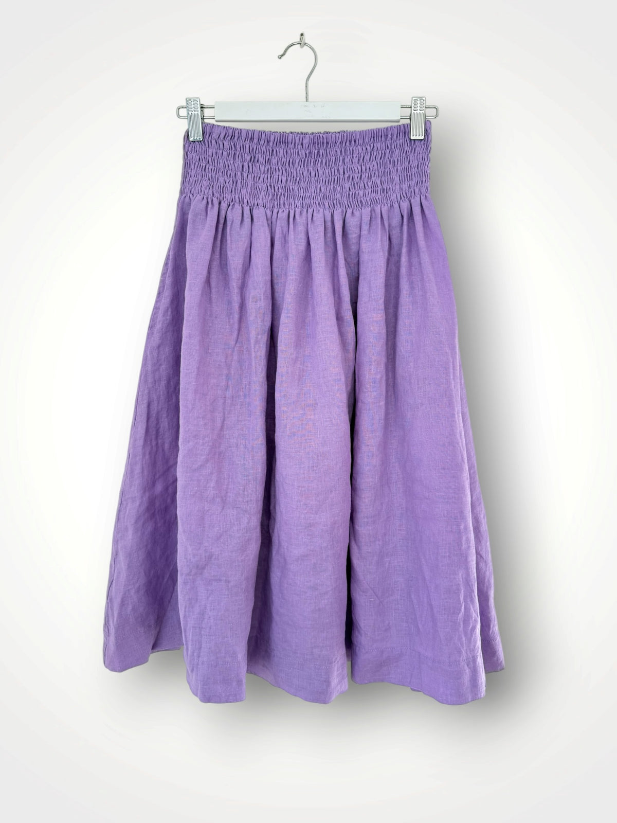 lola skirt - lilac linen Apparel