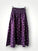 lulu skirt - eggplant spot linen Apparel