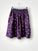 zoe skirt - small eggplant spot linen Apparel