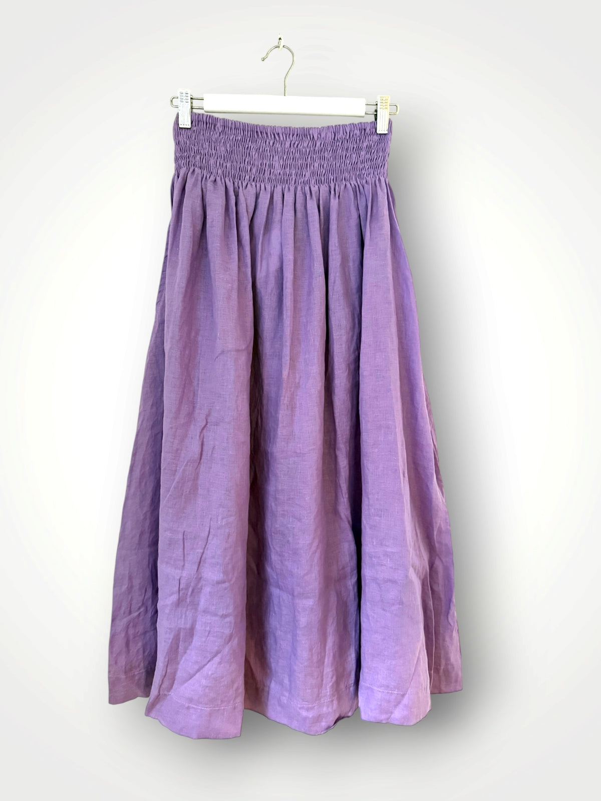 lulu skirt -lilac linen Apparel