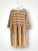 april dress - caramel stripe cotton Apparel