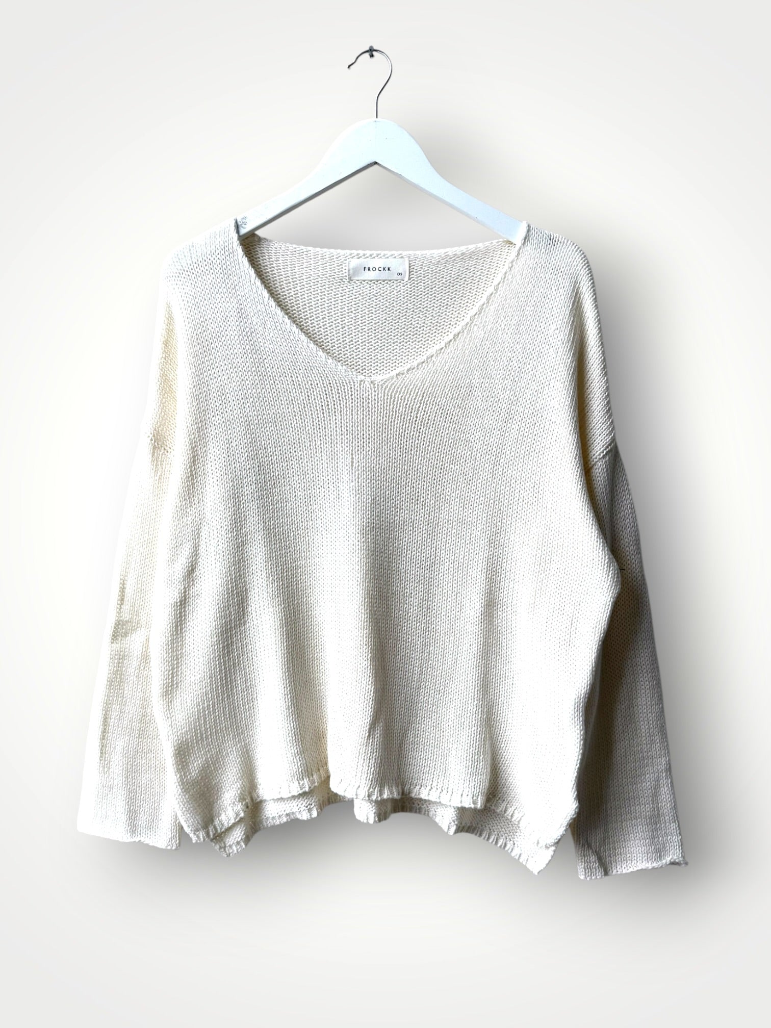 jamie cotton knit - warm white Apparel