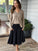 lola skirt - black cord Apparel  
