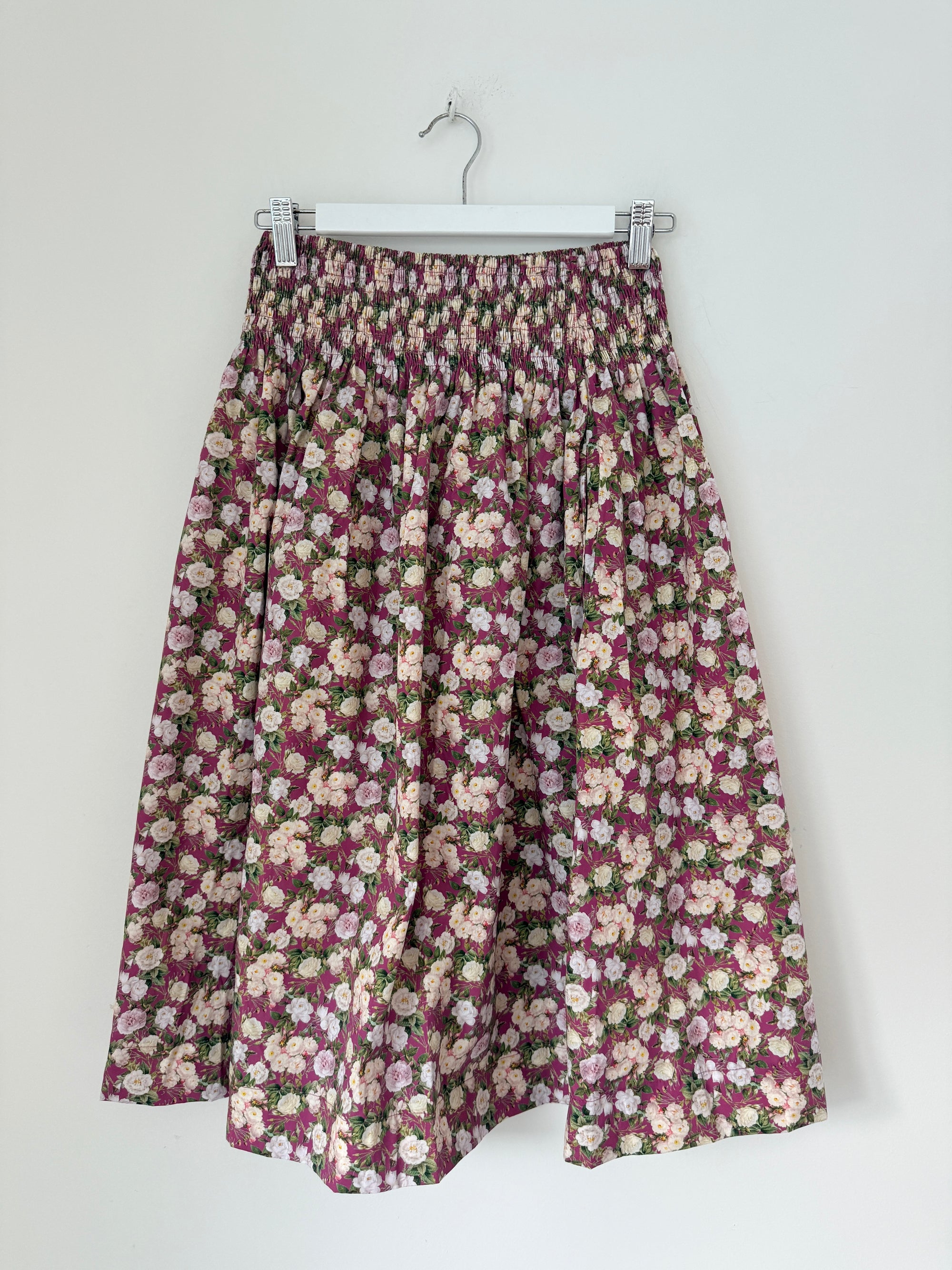 lola skirt - mulberry rose cotton Apparel