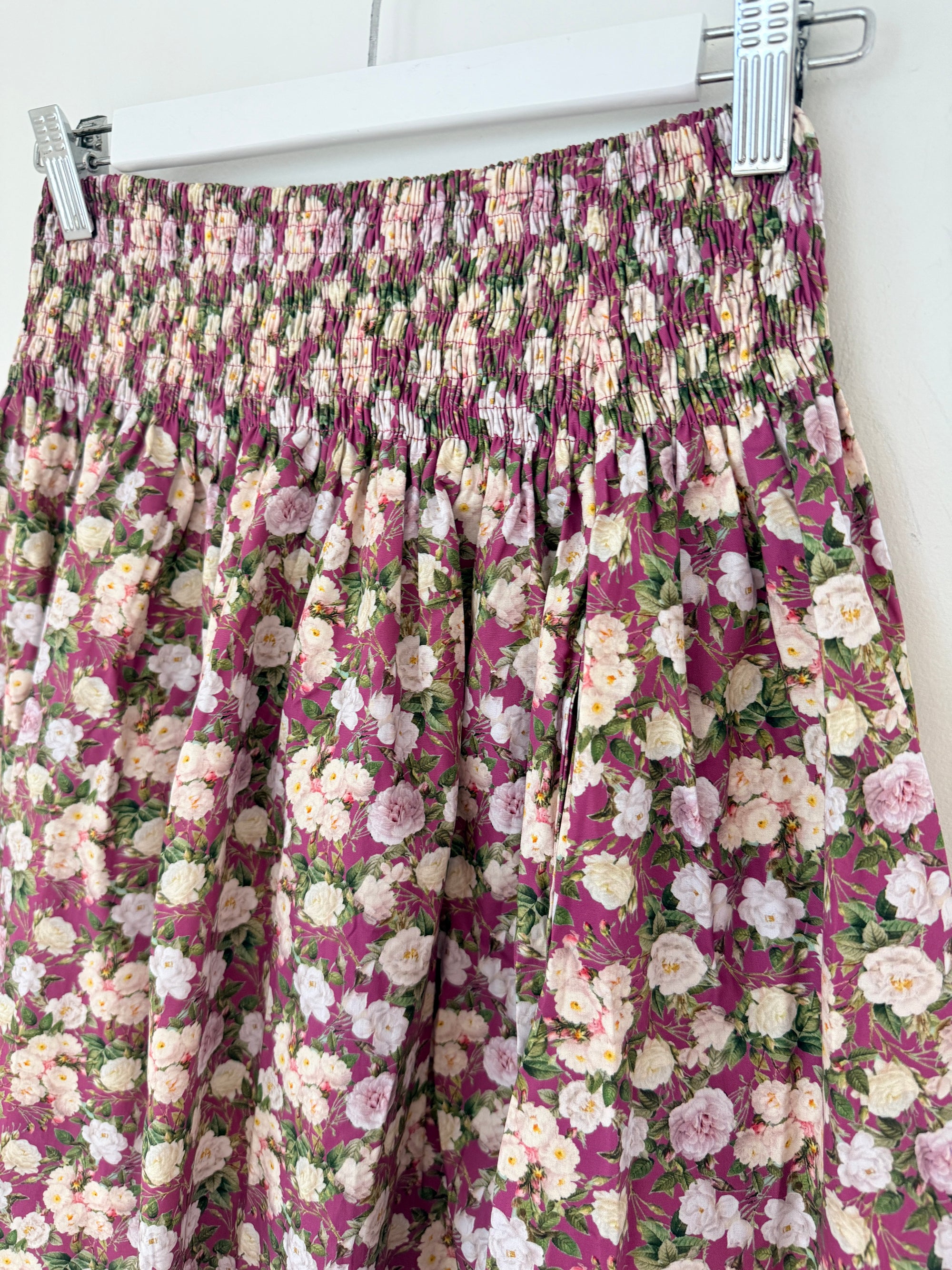 lola skirt - mulberry rose cotton Apparel