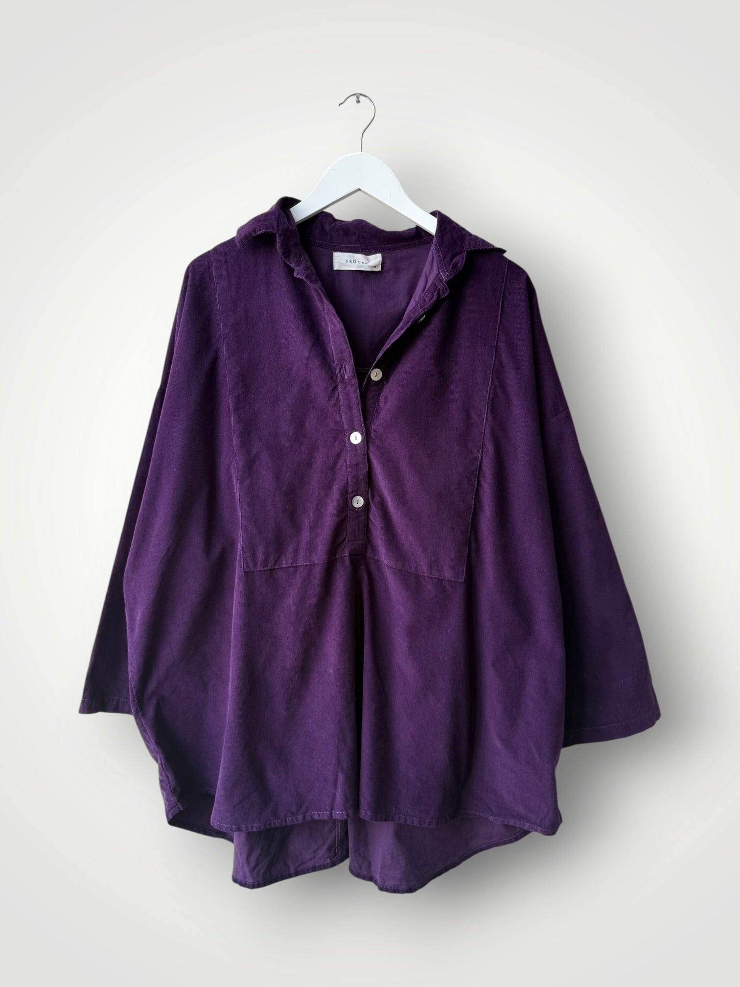 megan shirt - eggplant cord Apparel