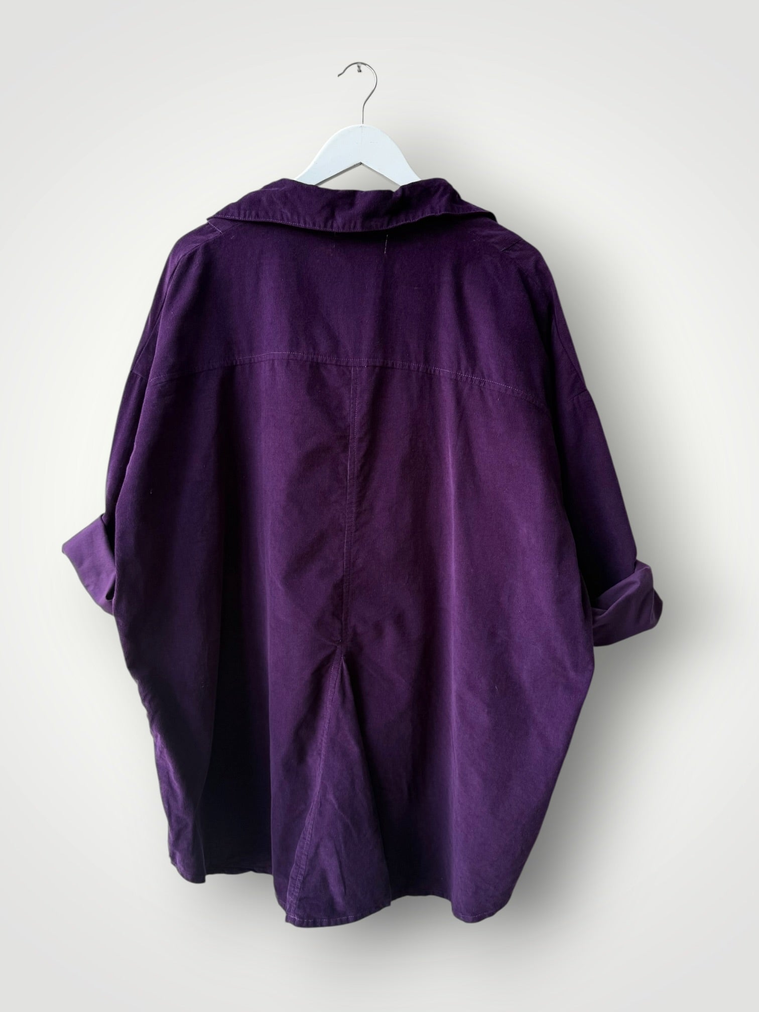 megan shirt - eggplant cord Apparel