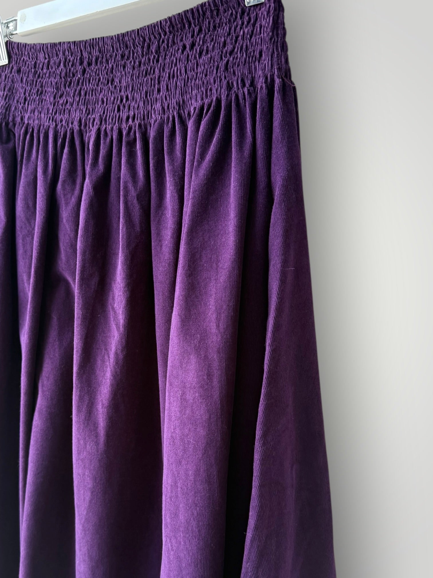 lulu skirt - eggplant cord Apparel
