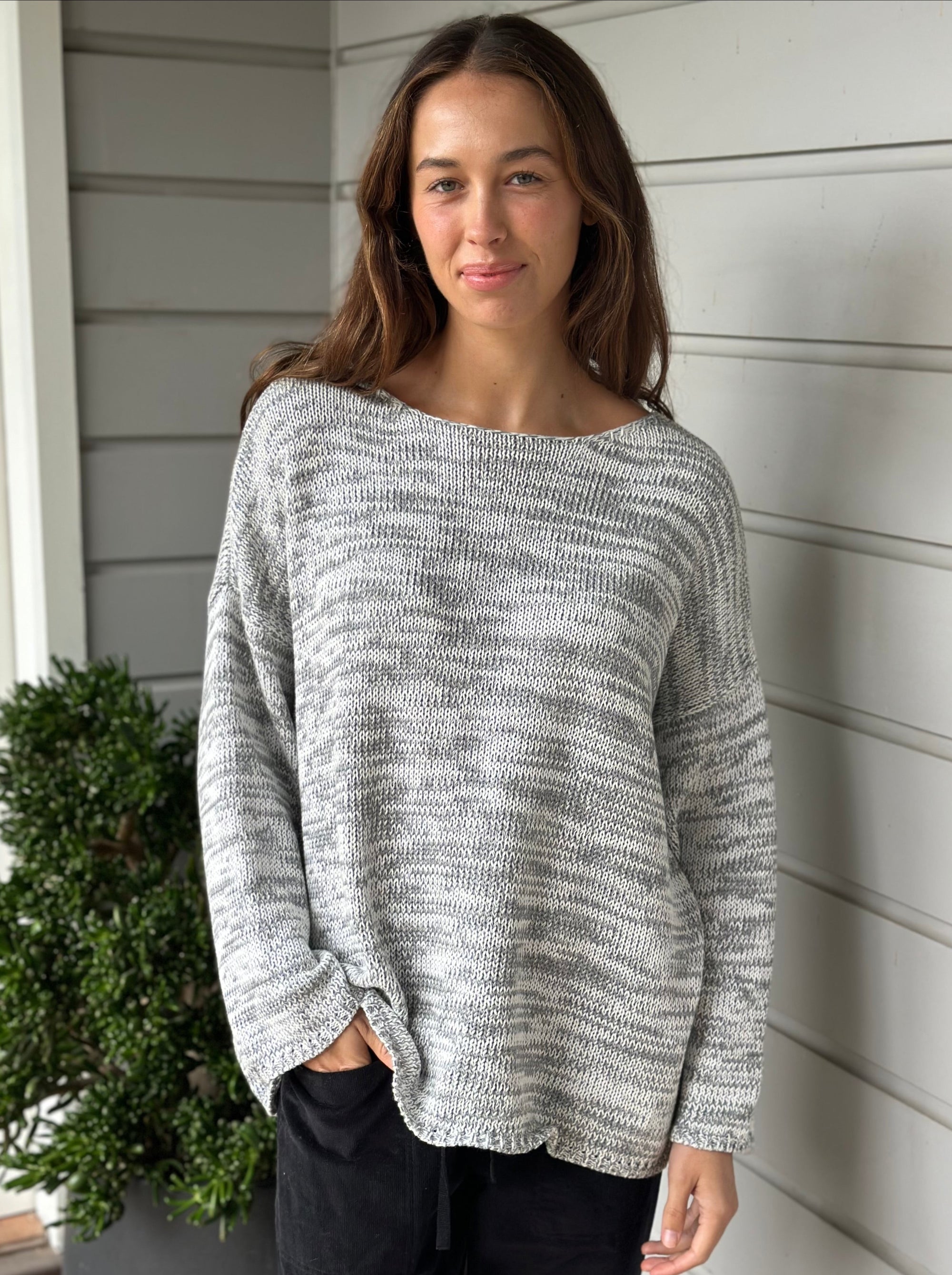 ashton jersey - grey mix cotton Apparel  