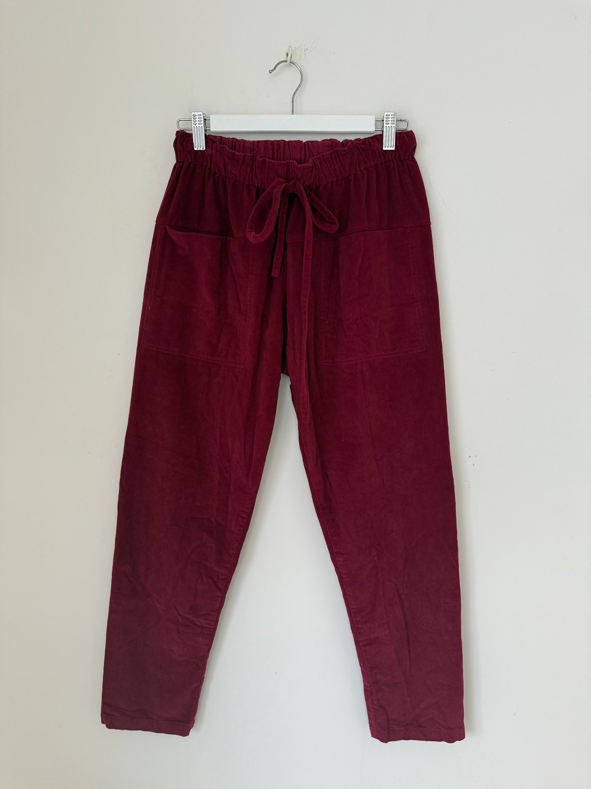 jessie pants - merlot cord Apparel