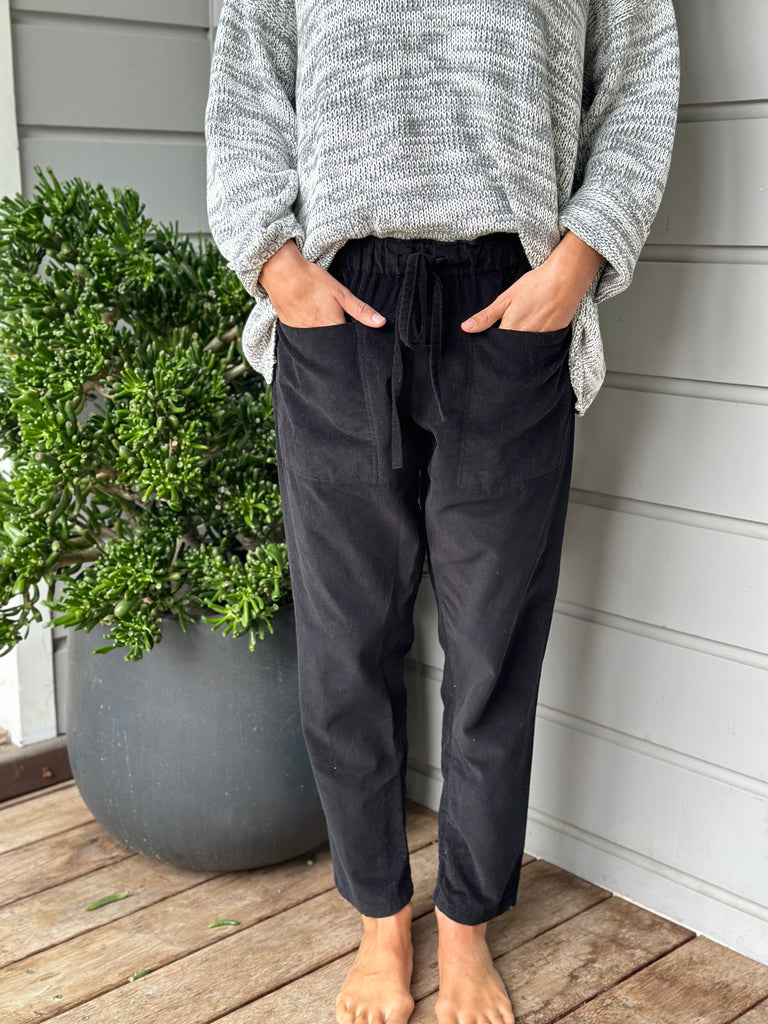jessie pants - black cord Apparel  