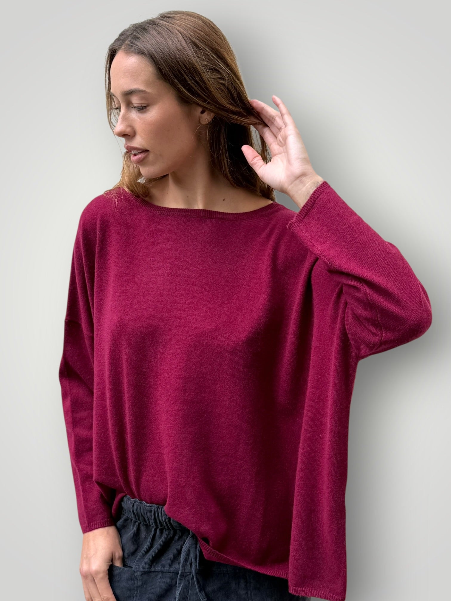 sophie cashmere knit-pinot General