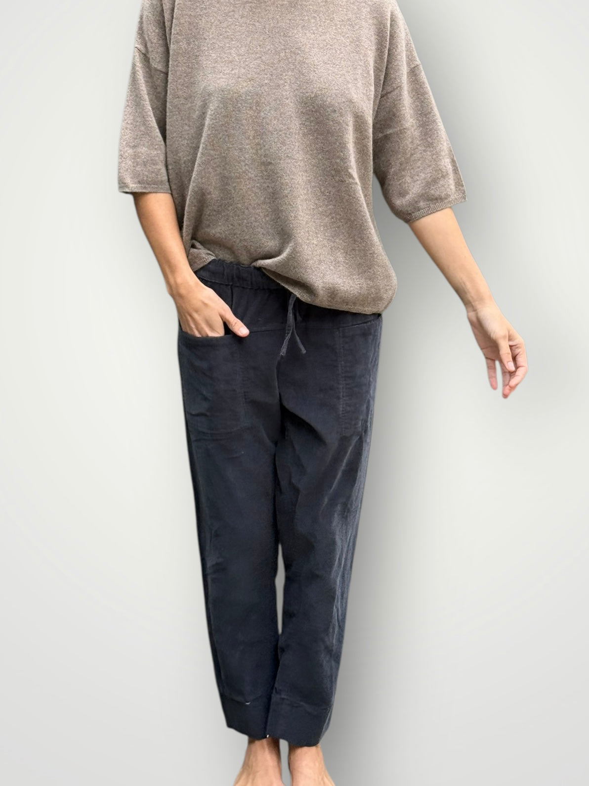 darcy pants - charcoal cord Apparel