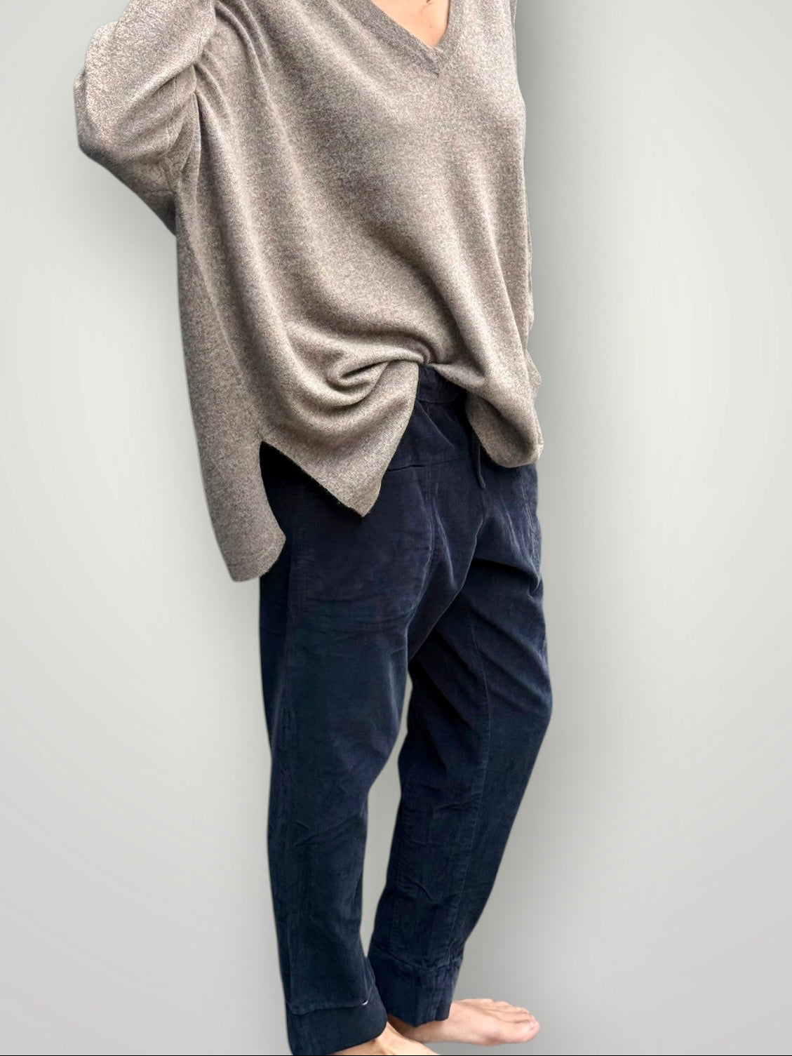 darcy pants - charcoal cord Apparel