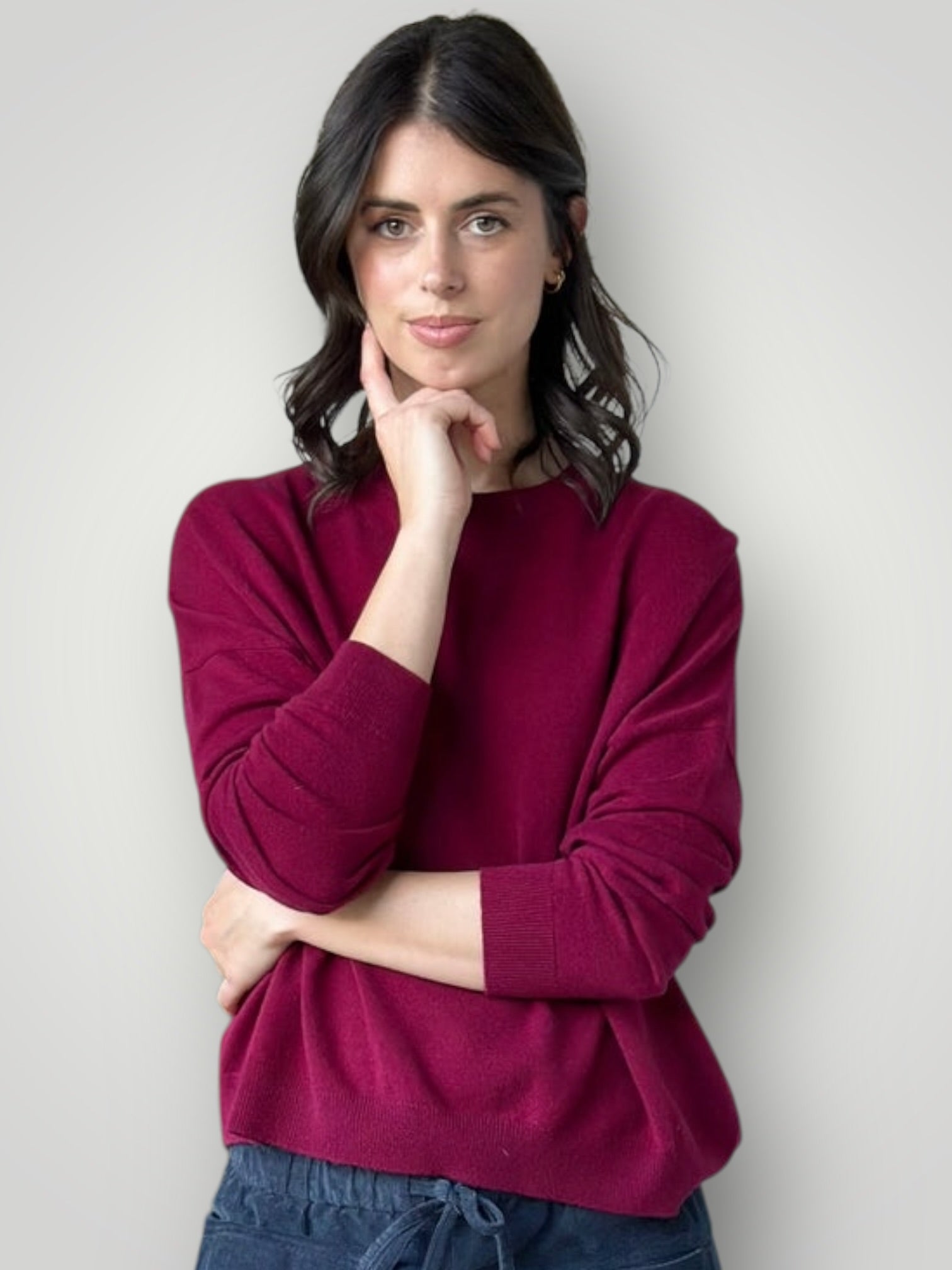 cassie crew neck knit-pinot cashmere Apparel