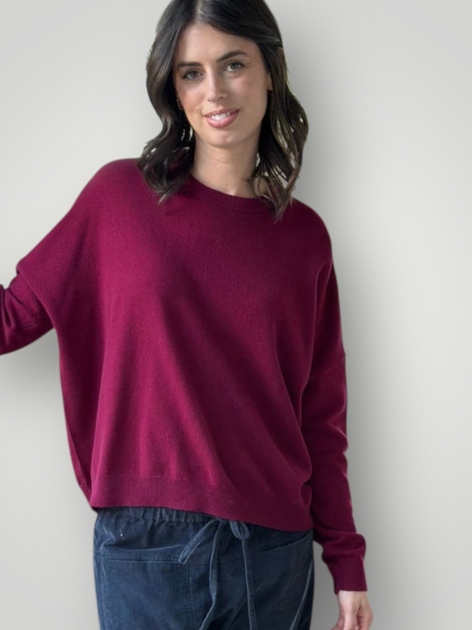 cassie crew neck knit-pinot cashmere Apparel