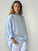 avril top - sky blue stripe linen Apparel