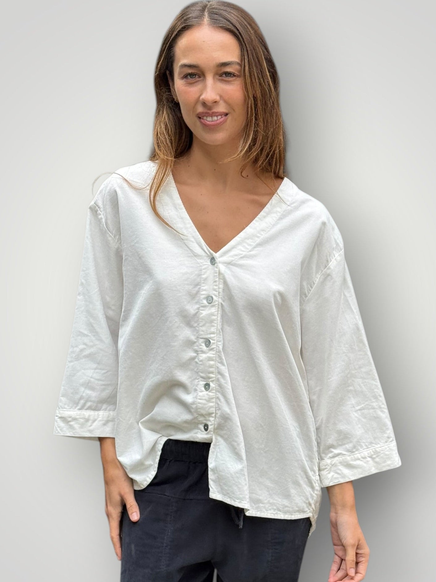 raine shirt - warm white cord Apparel