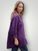 aiden boyfriend shirt -eggplant linen Apparel