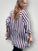 aiden boyfriend shirt -eggplant stripe linen Apparel