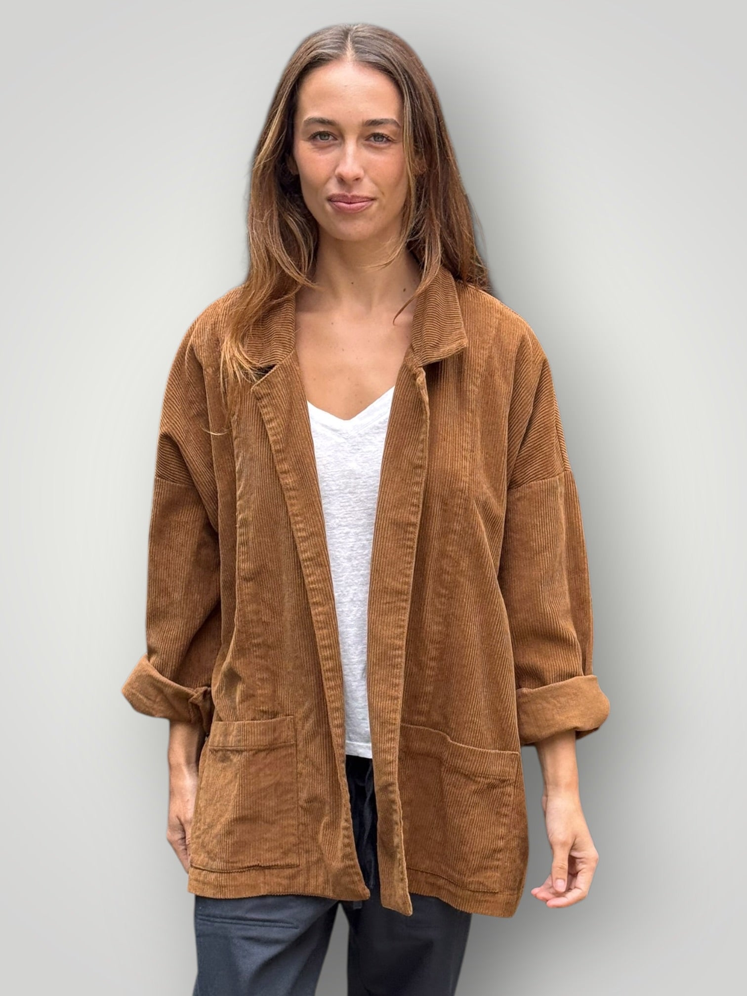 albert jacket -toffee cord Shirts