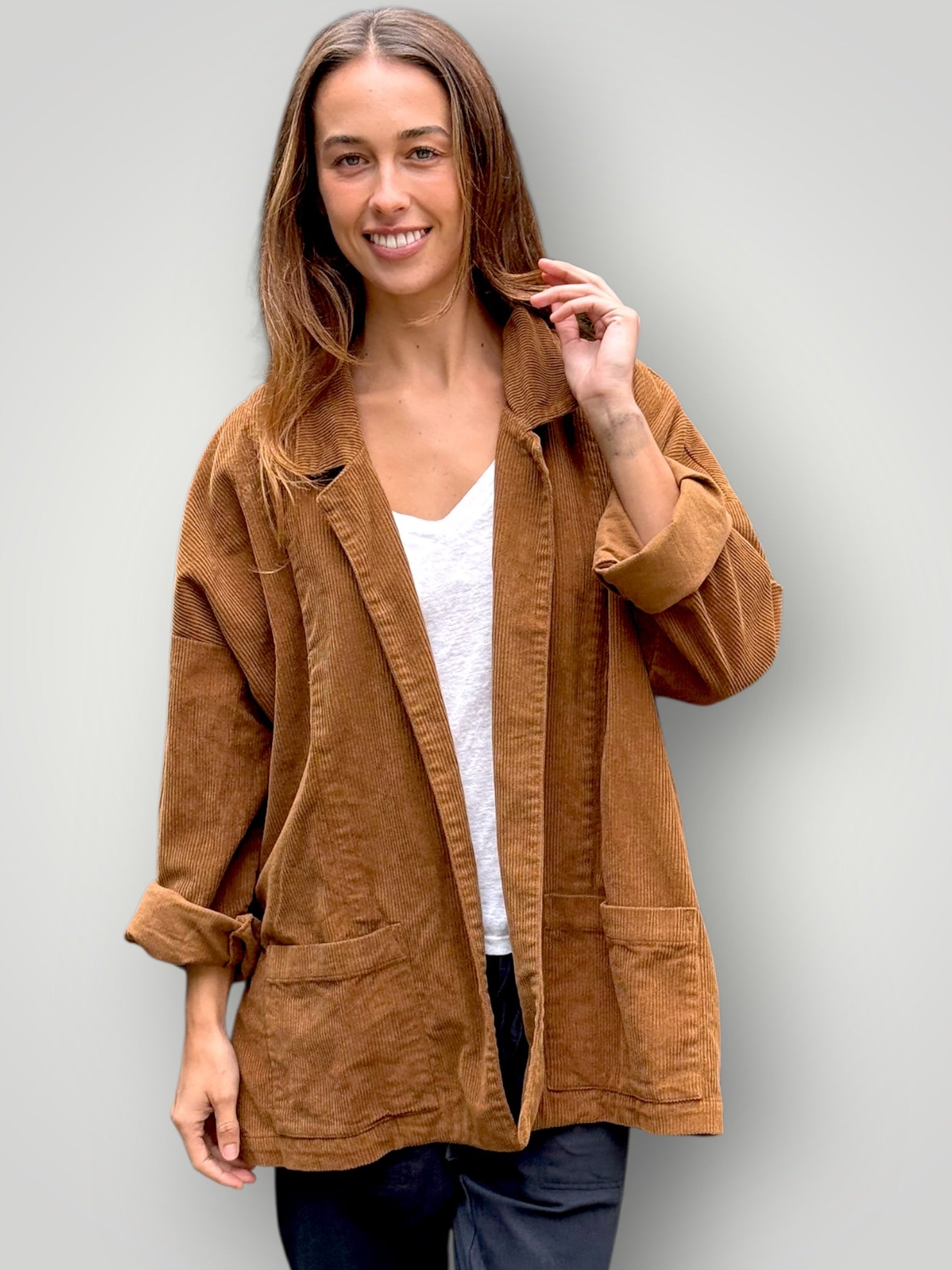 albert jacket -toffee cord Shirts